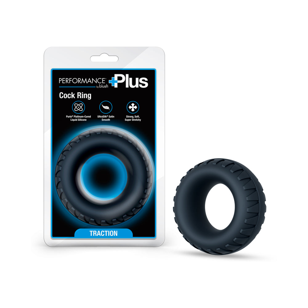 Performance Plus Cock Ring - Traction Black